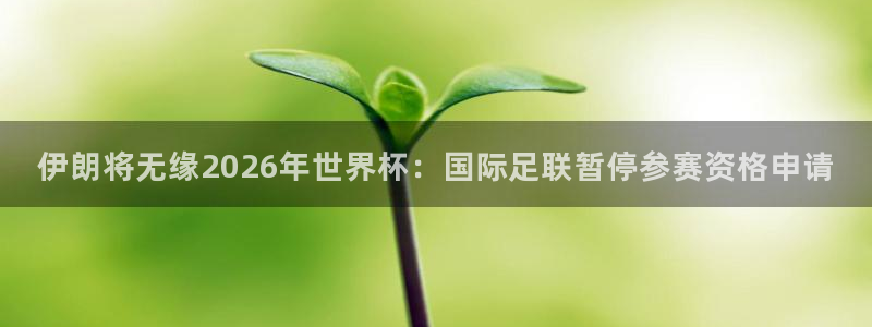 世界杯附加赛赛程表:伊朗将无缘2026年世界杯:国际足联暂停参赛资格申请